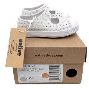 Native Juniper Bling Toddler Mary Jane Slip-on Water Shoes Frost Grey Bling C4